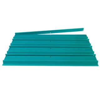 Buy solid-teal MAHJONG RACKS | Premium Acrylic | 4 Racks + 4 Pushers