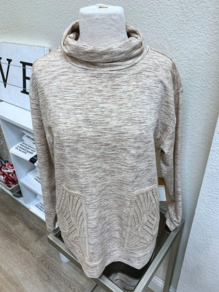 Tru Luxe Cowl Collar Top