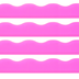 Transparent-Wavy-Bright Pink