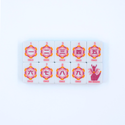 Crystal Prism Blue | Mahjong with Bold Angles and Vibrant Vibes | 1.25" x 0.9" x 0.7"