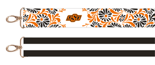 Oklahoma State   Floral Strap by Desden