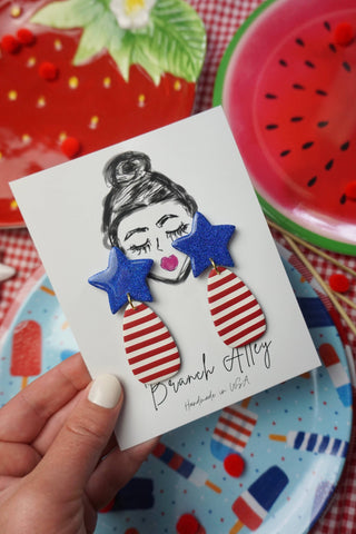 Stars and Stripes dangle