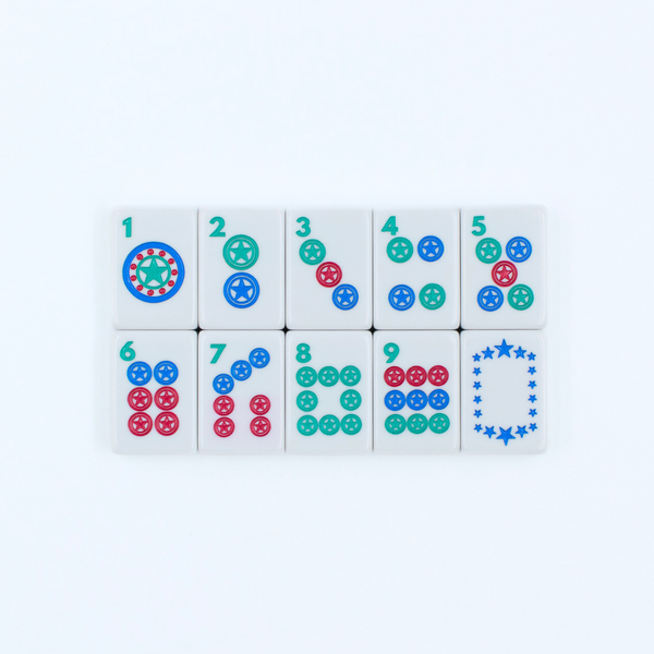 THE TEXAS SERIES  |  Mahjong with Lone Star Flair  |  Mesquite White Tile