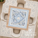 Bluebonnet Trails Mahjong Mat | Texas Floral Blue Boots