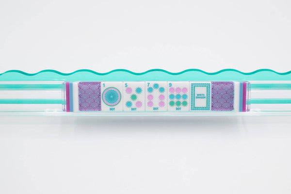 Mahjong Crystal Confetti Purple Tile Set