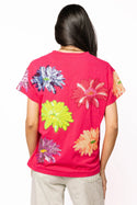 Queen of Sparkles Multi Flower Tee