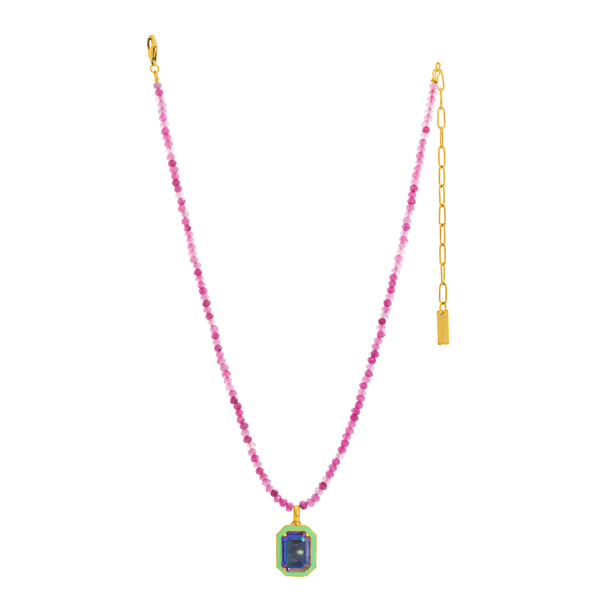 TOVA Dakota Necklace in Mint
