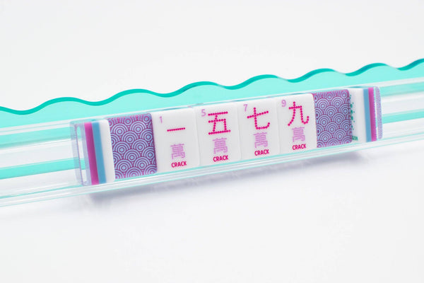 Mahjong Crystal Confetti Purple Tile Set