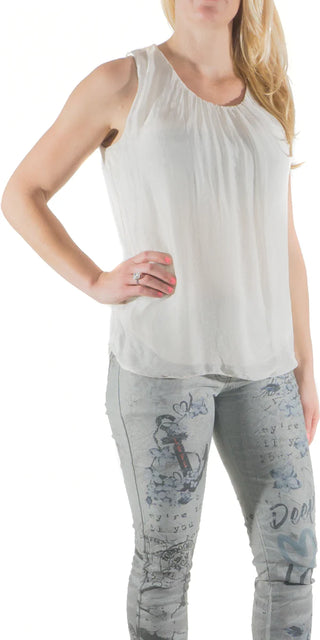 Buy cream Gigi Moda Aella Silk Tank