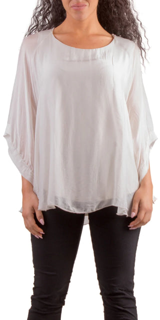 Buy cream Gigi Moda Coletta Silk Top