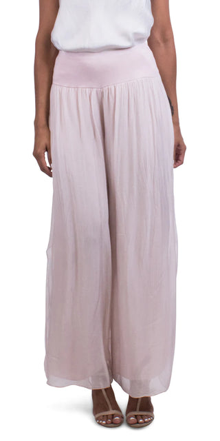 Buy pink Gigi Moda Jasmin Slit Silk Pant