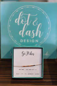 dot & dash Design Collegiate bracelet