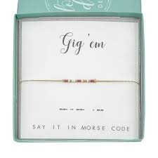 dot & dash Design Collegiate bracelet