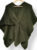 Italian Knit Cozy Warm Poncho with Loop LOOWIE