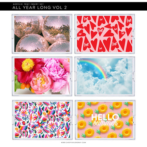 Taylor Gray 11x17 Acrylic Tray Interchangeable Inserts