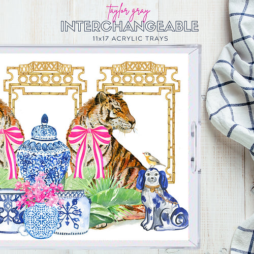 Taylor Gray 11x17 Acrylic Tray Interchangeable Inserts