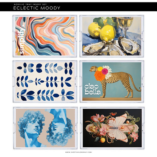 Taylor Gray 11x17 Acrylic Tray Interchangeable Inserts