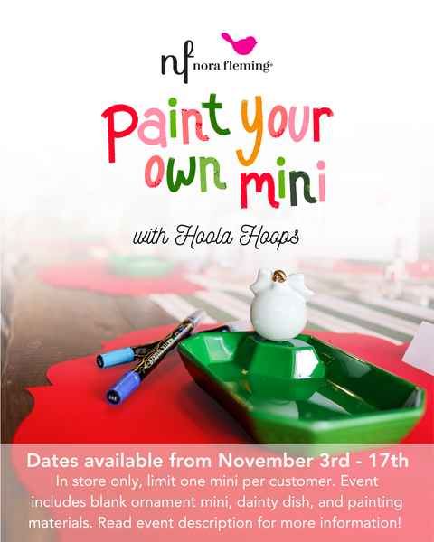 Nora Fleming Paint Your Own Ornament Event
