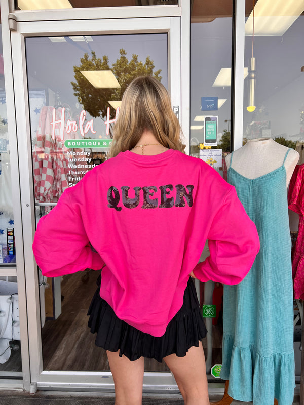 Queen of Sparkles Have a Sparkly Day Sweatshirt