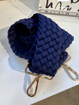 Woven Neoprene Strap NAVY
