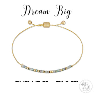 dot & dash Designs Dream Big bracelet