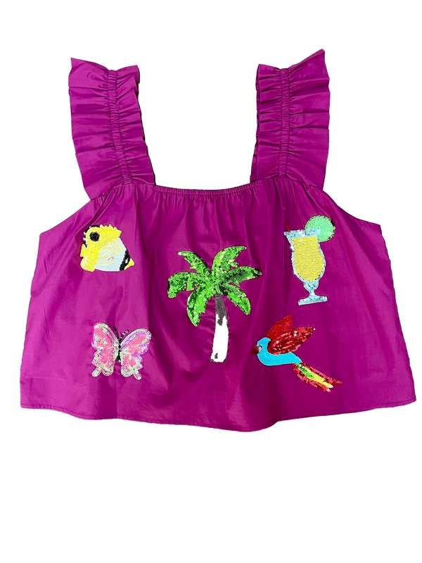 Queen of Sparkles Tropic Tank