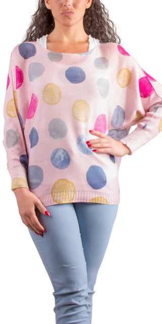 Buy pink Gigi Moda Donatella Dot Sweater