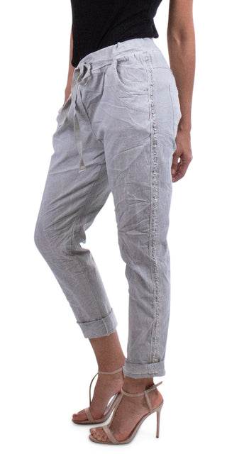 Buy gray Gigi Moda Caterina Cotton Pants