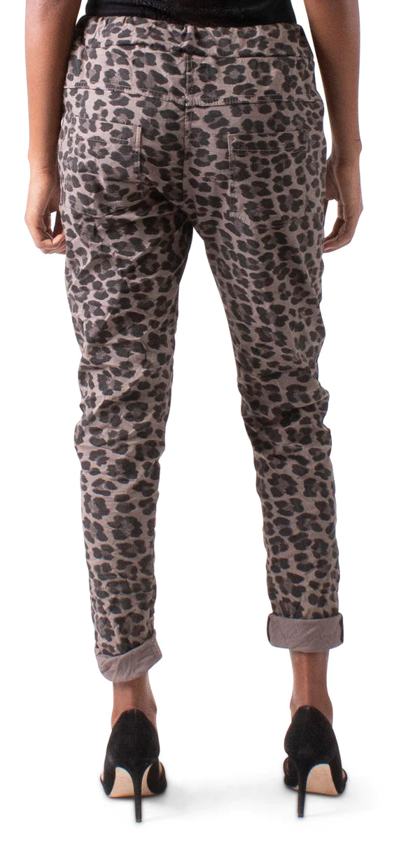 Gigi Moda Franca Cheetah Print Pant