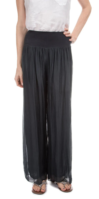 Gigi Moda Jasmin Slit Silk Pant
