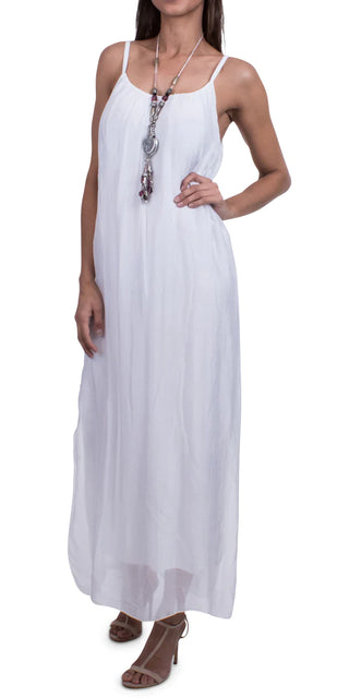 Buy white Gigi Moda Venus Silk Dress