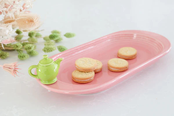 NF Fiesta Bread Tray and Tea Pot